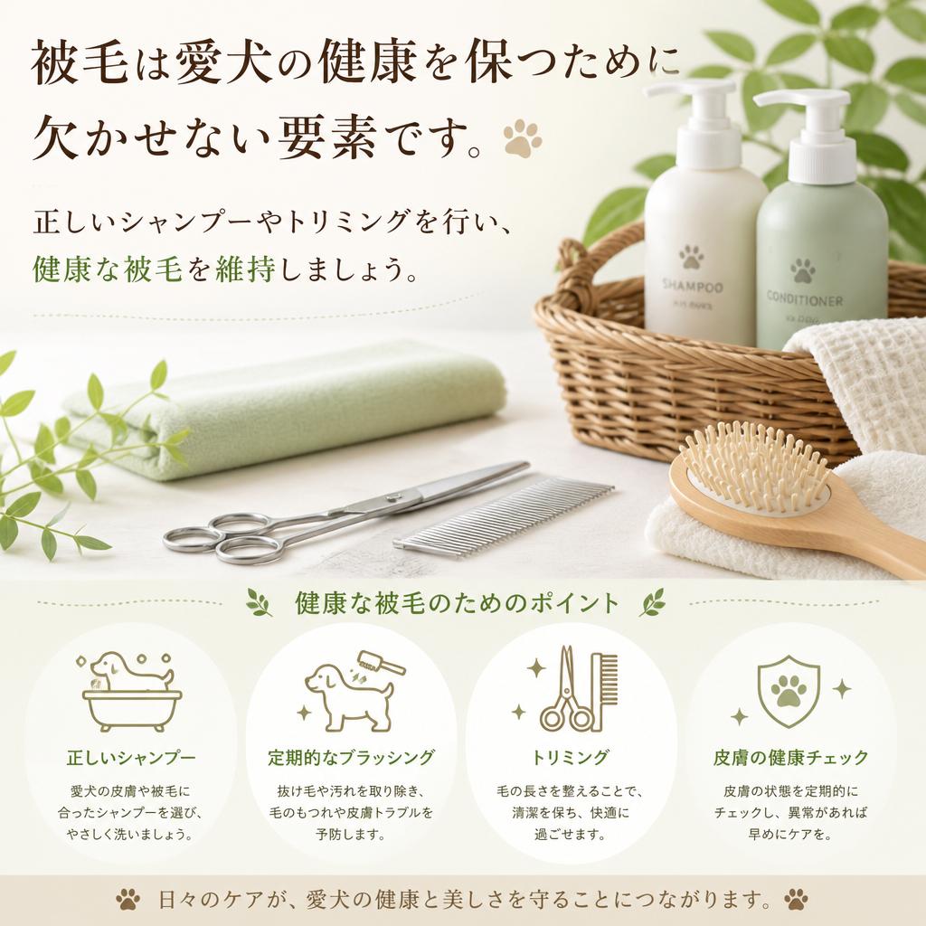 被毛ケアの重要性